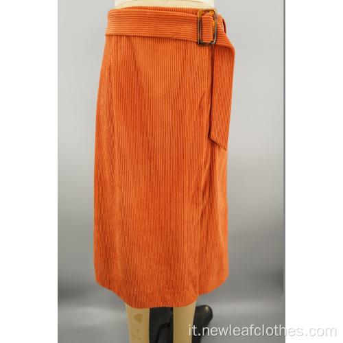 Nuovo vellutoy casual femminile da 6W Skirt
